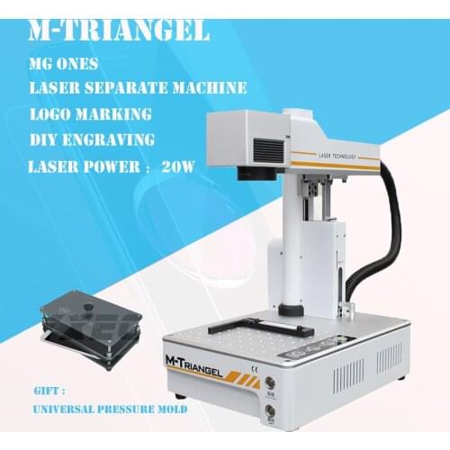 M-Triangel Laser Separating machine Fiber Laser LCD Repair Machine For iPhone 11 X XS Max 8 8+ Back Glass Remover Frame Cutting