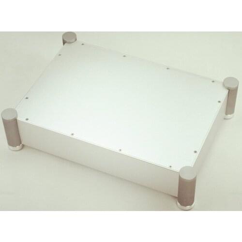 Case size:450*105*310mm WA62 Silver Full aluminum amplifier chassis/Tube amp amplifier case/AMP Enclosure/DIY AMP case/DIY box