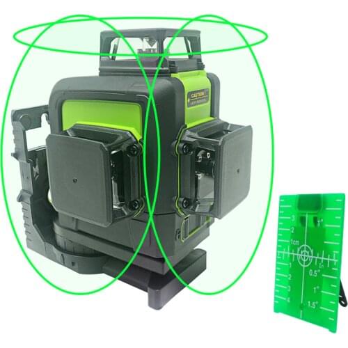 Green Laser Level Self-Leveling 360 Horizontal Vertical Laser Beam 2/5/8/12 lines Laser Level 3D 360