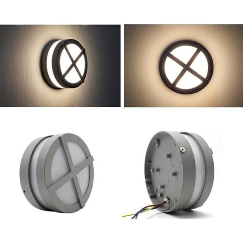 Outdoor aluminum wall light waterproof gate garden villa terrace doorpost balcony doorway contracted stair outdoor courtyard