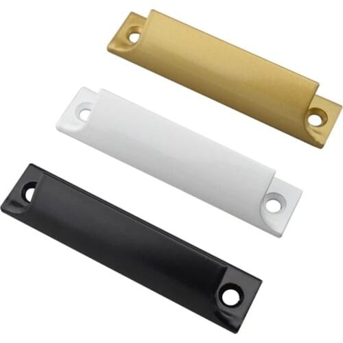 2pcs! Aluminum alloy sliding door handle wall mounted door drawer glass door handle for furniture hardware