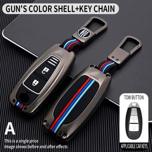 3 Button Zinc Alloy Car Smart Key Shell Cover Case For Suzuki Vitara Swift Ignis Kizashi SX4 Baleno Ertiga 2016 2017 2018 2019