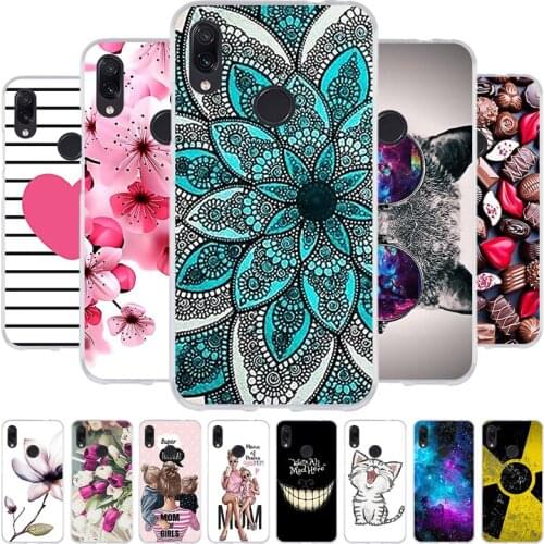 A For Xiaomi Redmi Note 7 Case Cute Animal Cover Silicone Case For Redmi Note 7 Pro Note7 Bumper Shockproof Phone Case Fundas