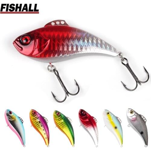 Fishall Winter Blade Lure 60mm 13g 70mm 18g Sinking Vibration Wobbler Hard Bait VIB for Ice Fishing