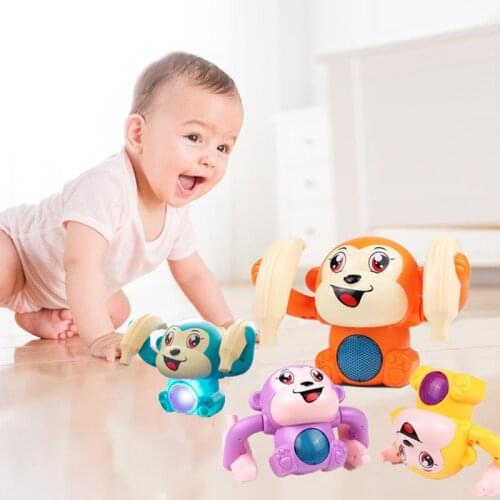 Voice-activated Induction Rolling Monkey Light And Music Childrens Toys Childrens Gifts Early Childhood Education Toys