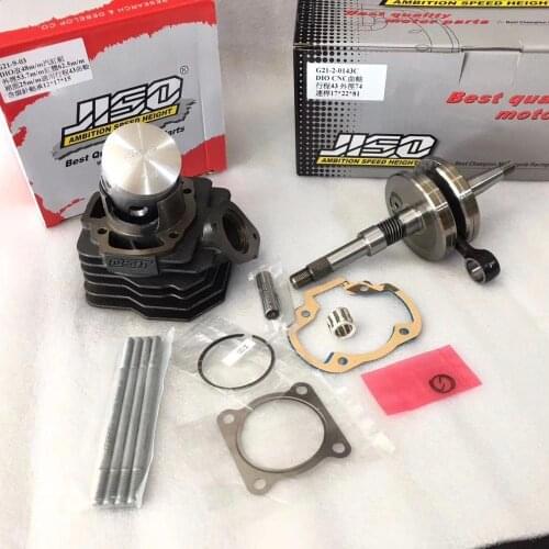 DIO50 Big Bore Kit 48mm AF17 AF18 AF24 AF25 AF28 Forged Piston Racing Long Stroke Crankshaft 52.6mm Tuning Parts Dio 50 BWSP