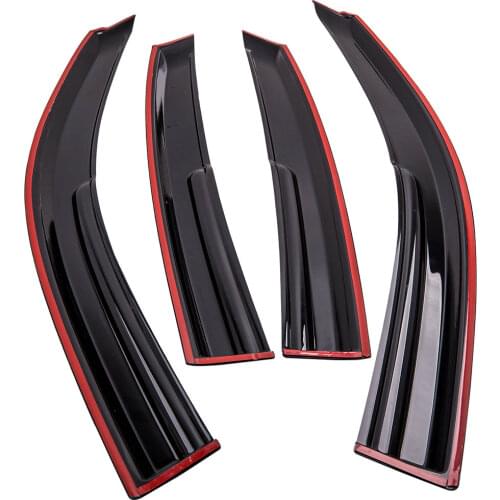 4pcs Dark Smoke Window Visor Rain Guard Vent Shade for Honda Accord Sedan 2018-2020