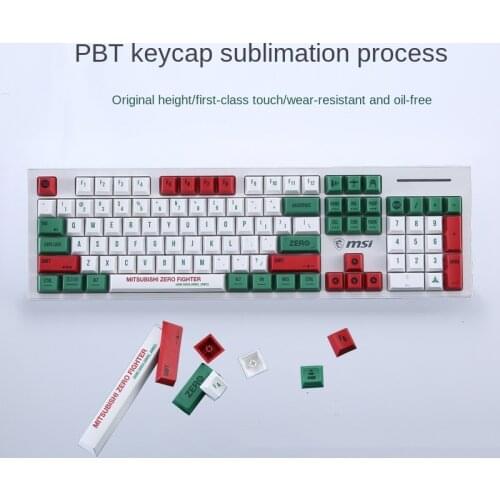 104-key Mechanical Keyboard Animation Keycap PBT Sublimation Process Keycap Cherry High Mechanical Keyboard Personality Keycap