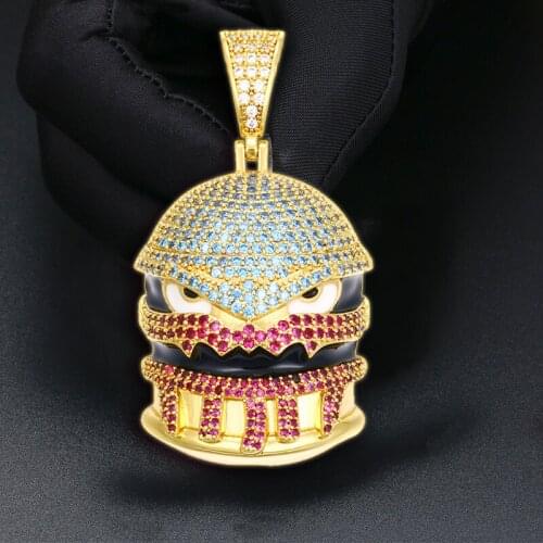 Fashion Maitreya Buddha Zirconia Pendant Necklace Iced Out Bling Gold Silver Color For Men Women Hip Hop Jewelry Gifts
