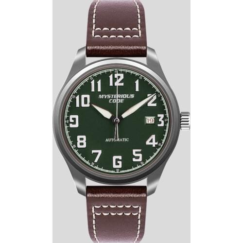 MysteriousCode Men's Watch With Leather Strap