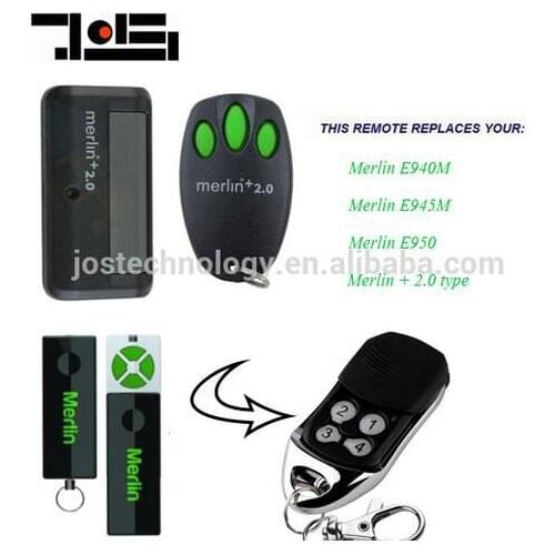New FOR merlin E945,E950,E943, MT100EVO Security +2.0, MT60EVO Security +2.0 remote
