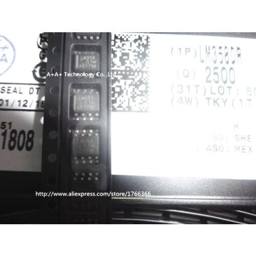 New LM358DR LM358D LM358 IC 700KHZ 8SOIC Operational Amplifiers 500pcs/lot