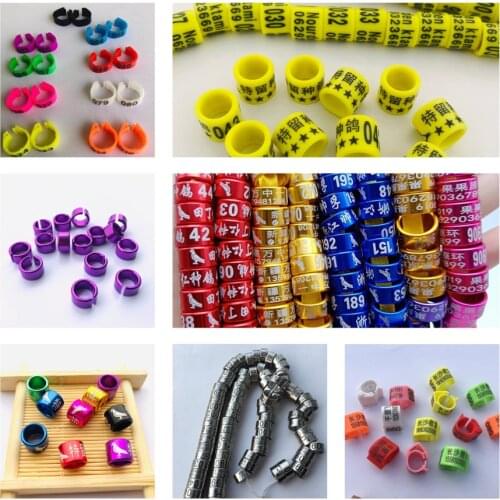 Sample specific links Bird Pigeon Small Parrot Leg Rings 5pcs