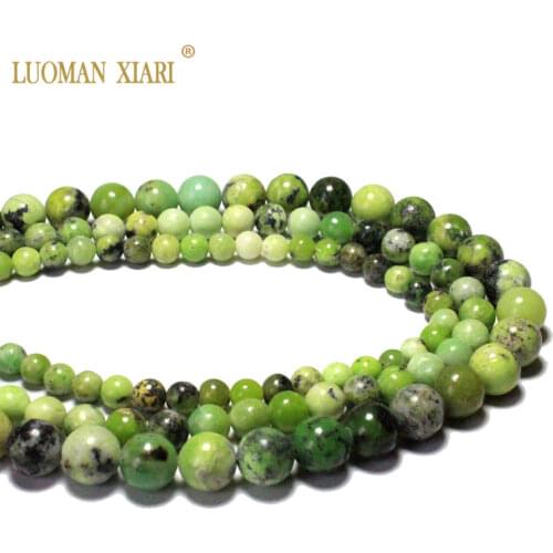 Wholesale AAA+ 100% Natural Australia Jades Round Stone Beads For Jewelry Making DIY Bracelet Necklace 6/8/10 mm Strand 15