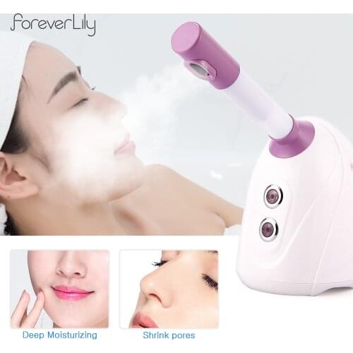Face Steamer Machine Ion Hot Nano Cold Fog Water Fruit Vegetable Juice Facial Steamer Household Spa Beauty Instrument Sprayer