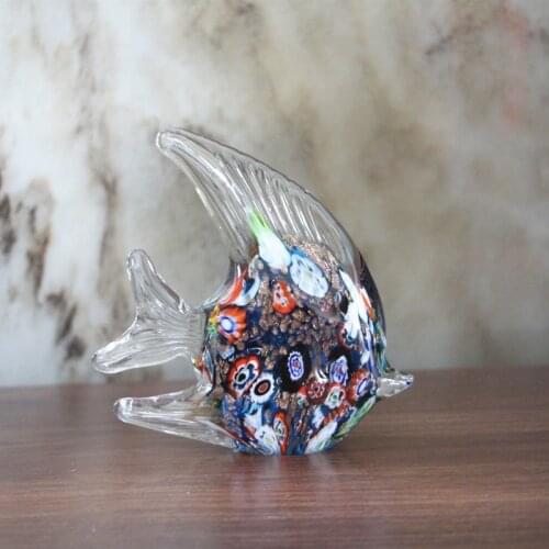 Handicrafts Glass Swallow Aquarium Souvenir Animal Ornament Aquarium Set Home Porch Decoration Gift