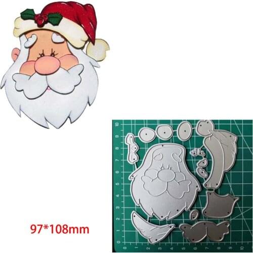 Santa Avatar Metal Cutting Dies Scrapbooking Craft Mold Cut Die Stencil Handmade Paper Card Make Template New Design 2020