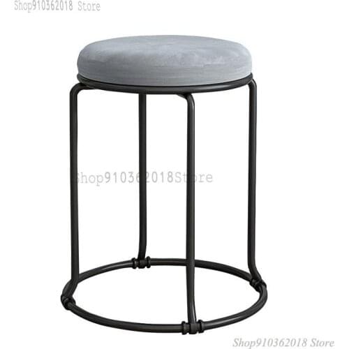 Modern Minimalist Makeup Stool Dressing Stool Net Red Nail Art Chair Bedroom Ins Nordic Girl Dining Chair Home Stool