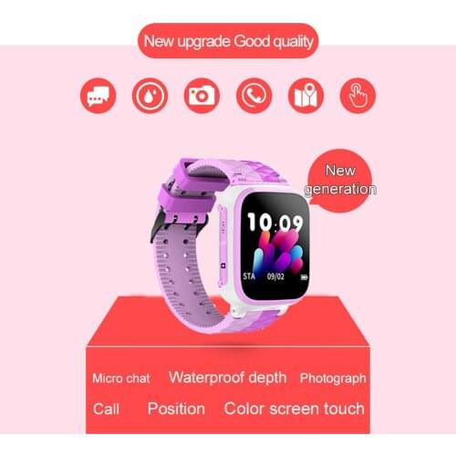 Y35 Children Smart Watch Sim Card Touch LBS GPRS Tracker Positioning One - Touch SOS Anti-Lost Waterproof for IOS Android Camera