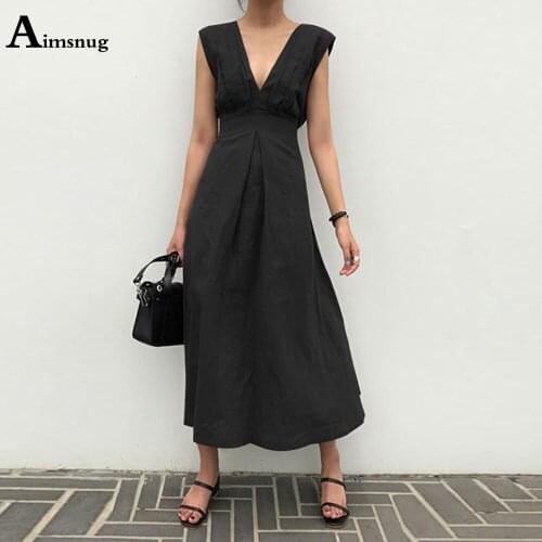 Plus size 3xl Women Elegant Long Dress 2021 Patchwork Buttons V-neck Party Dresses Vintage Loose Maxi Dress Sexy Femme Clothing