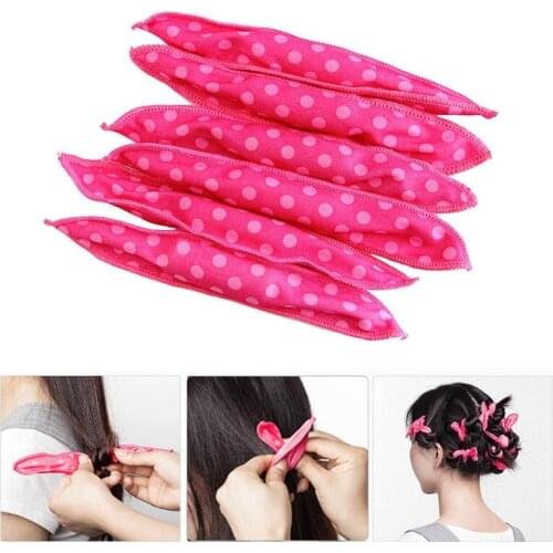 Hot Dot Sponge Curls Sleeping Hair Curls Dry Hair Curlers Big Wave Pear Flower Curling Stick