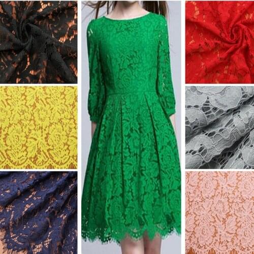 140x140CM flower lace trimmings Candy color eyelash lace fabric for garment Embellishment cloth sewing accessories(ss-7219)