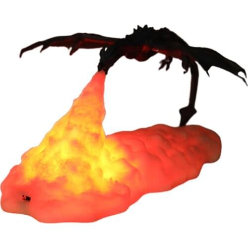 3D Printing USB Night Light Table Lamp Home Bedroom Best Gifts For Kids Boys