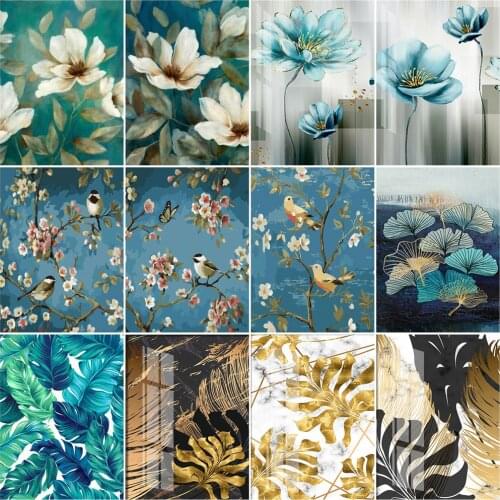 Diamond Painting Cross Stitch Full Square Flower Picture of Rhinestone DIY Diamond setting Diamond Mosaic Diamond Embroidery