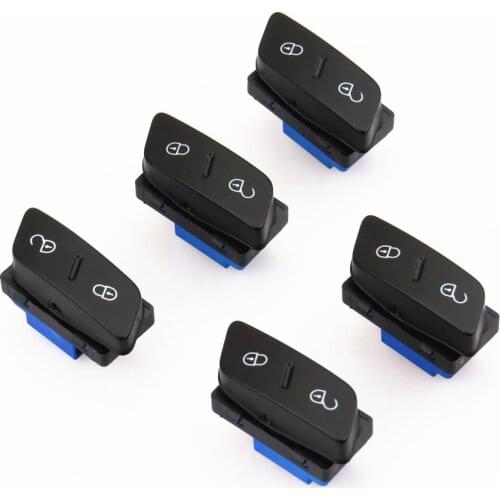 TUKE LHD Door Lock Unlock Central Switch Safe Button For VW Golf Jetta Gti MK5 Passat CC Tiguan Rabbit 1K0962125B 1K0 962 125 B