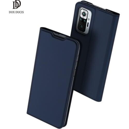For Xiaomi Redmi Note 10 Pro Max DUX DUCIS Skin Pro Series Flip Wallet Leather Case Redmi Note10 Pro Cover Card Slot Accessories
