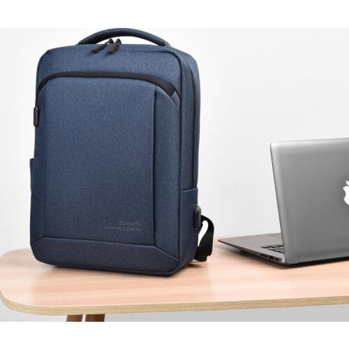 IKE MARTI Laptop Backpack Men Business 15.6 Inch Waterproof Backpack Male Bag USB Charging Back Pack Mochila Backpacks for Men