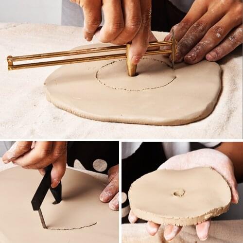 Pottery Tools Compasses Calipers Sculpture Handmade High Precision Ceramic Crafts Polymer Clay Sculpting Scraping Modelling Tool