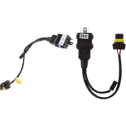 Relay Harness Control Cable For H4 Hi/Lo Bi-Xenon HID Bulbs Wiring Controller