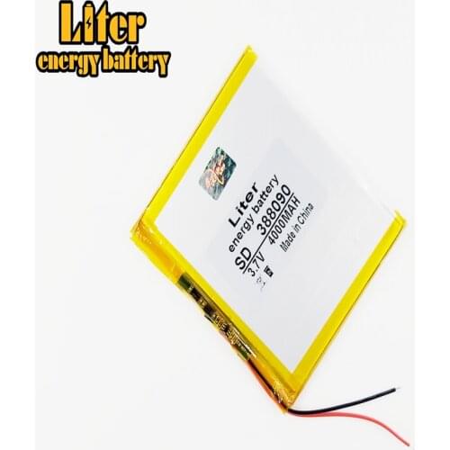 Li-po 388090 3.7V 4000 mah Lithium polymer Battery with Protection Board For 7 inch Tablet PC