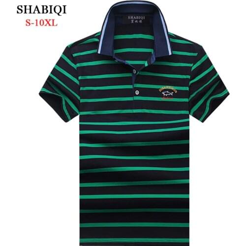 SHABIQI Classic Brand Men shirt Men Polo Shirt Men Short Sleeve Polos Shirt T Designer Polo Shirt Plus Size 6XL 7XL 8XL 9XL 10XL