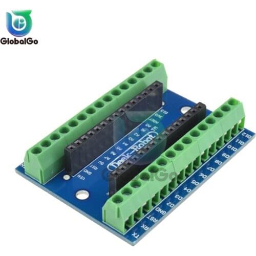 NANO V3.0 3.0 Controller Terminal Adapter Expansion Board NANO IO Shield Simple Extension Plate For Arduino AVR ATMEGA328P