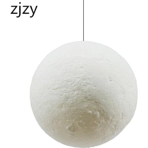 New Arrival Hanging 13-20cm Globe 3D Moon Lamp Remote Control RGB LED Night Light USB Moonlight Wood Stand