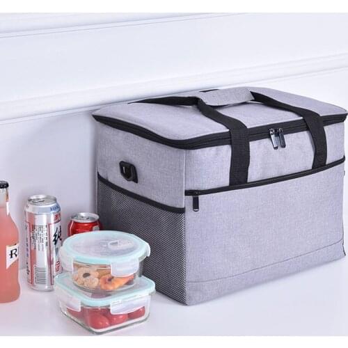 New Large capacity insulation Oxford cloth waterproof ice pack car insulation outdoor picnic barbecue lunch box bag