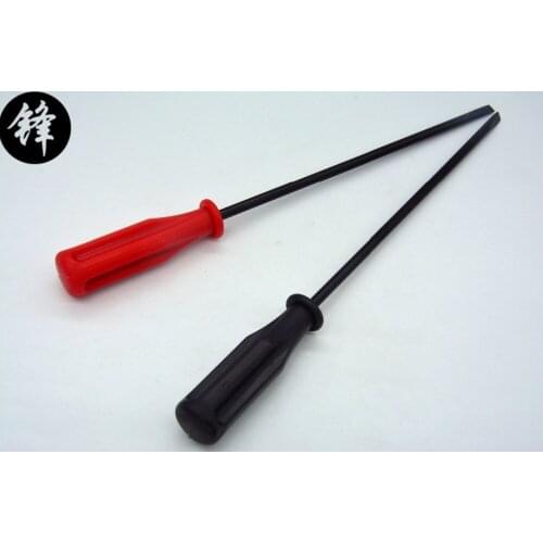 11cm screwdriver,slotted red-handled screwdriver, flathead screwdriver hand tool