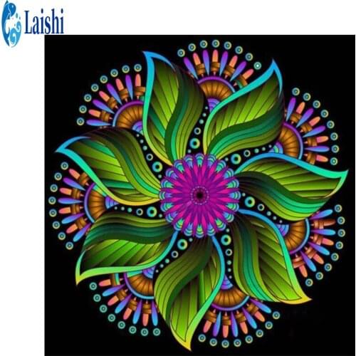 Full Square Diamond Abstract flower 5D DIY Diamond Painting 3D Diamond embroidery Embroidery Cross Stitch Rhinestone Painting