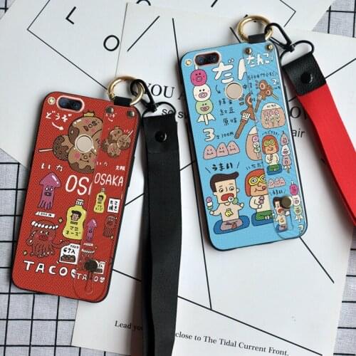 Cute Japan Cartoon Silicone Case For ZTE Nubia Z17 Mini S Neck Strap Back Cover For Nubia Z18 Mini Z17S Case