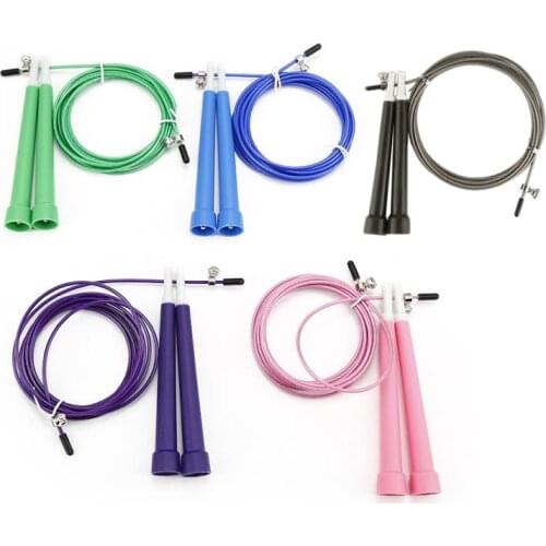 Speed Skip Rope Men And Women Cable Steel Wire Fitness Skipping Bearing Jump Ropes Bodybuilding Gym Jump Exercise Accessories