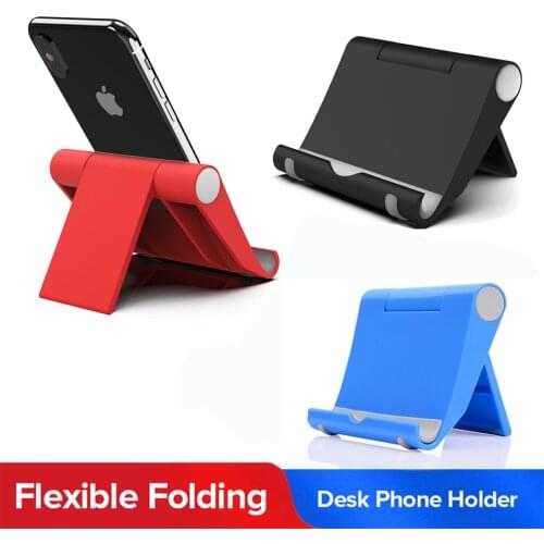 Universal Foldable Desk Phone Holder Mount Stand for iPad Android Table Angle Adjustable Stable Phone Tablet Desk Mount Stand