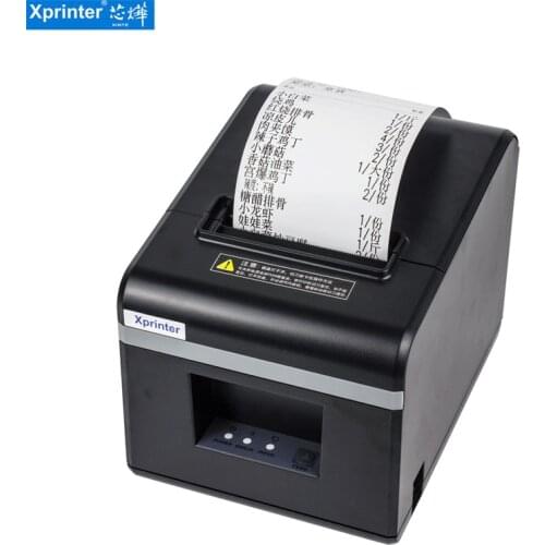 Xprinter takeaway network kitchen catering cashier machine Bluetooth thermal receipt printer automatic paper cutting knife 80mm
