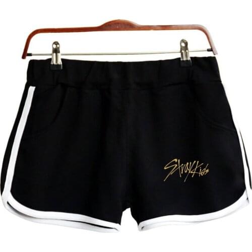 Y2K StrayKids Their World Tour District 9 Unlock Print Women Shorts SummerLadies Hot Sale Sexy Kawaii Comfortable Shorts