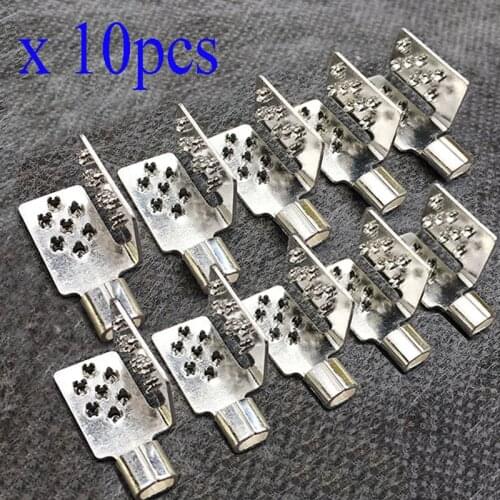 10PCS Clamp Connector Silver Plated Copper For Carbon Heating Film Warm Flooring
