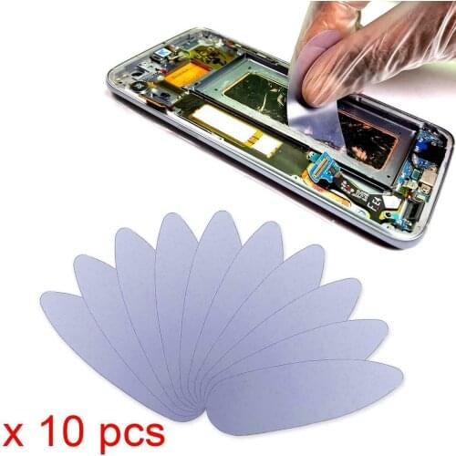 10Pcs Plastic Card Pry Opening Scraper Mobile Phone LCD Screen Frame Housing Repair Tool for Samsung S8 S9 S10 S20 Note 10 20