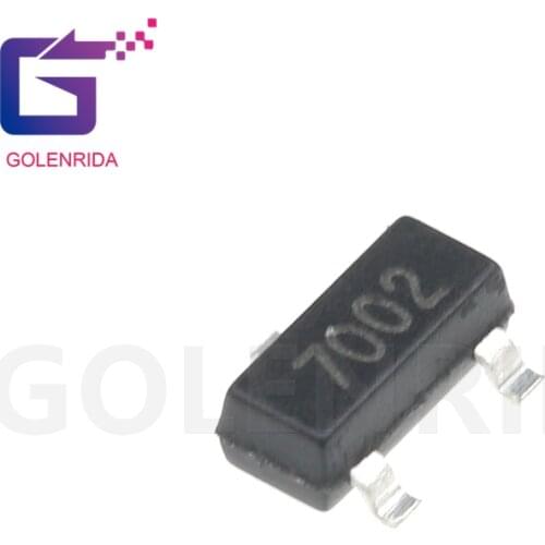 100pcs/lot 2N7002 702/7002 SOT-23