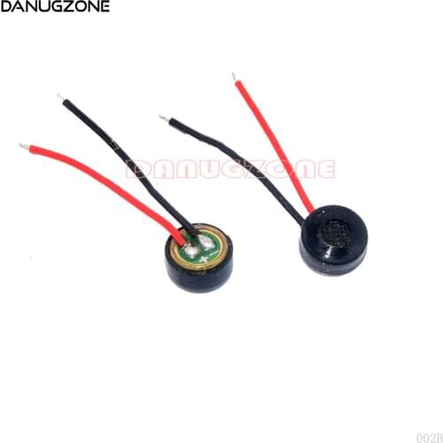 2PCS/Lot Two-line Phone Mobile Microphone Transmitter Mic Speaker