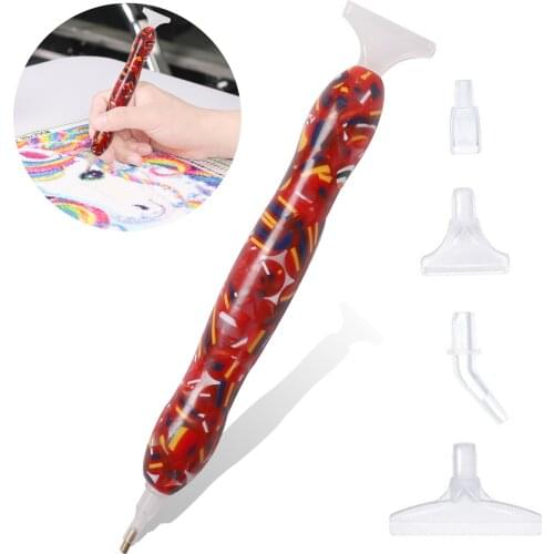 5D Diy Diamond Painting Tools Handmade 100% Resin Point Drills Pen For 5D Painting With Diamonds Accessories Pen